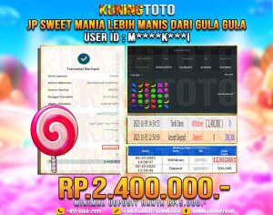 Bukti JP Slot Kuning toto 05 Oktober 2023 Sweet Mania 