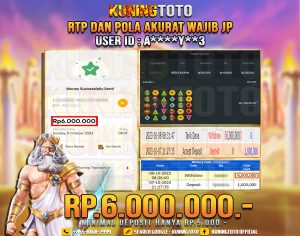 Bukti JP Slot Kuning toto 08 Oktober 2023 Gates Of Olympus