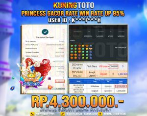 Bukti JP Slot Kuning toto 08 Oktober 2023 Starlight Princess