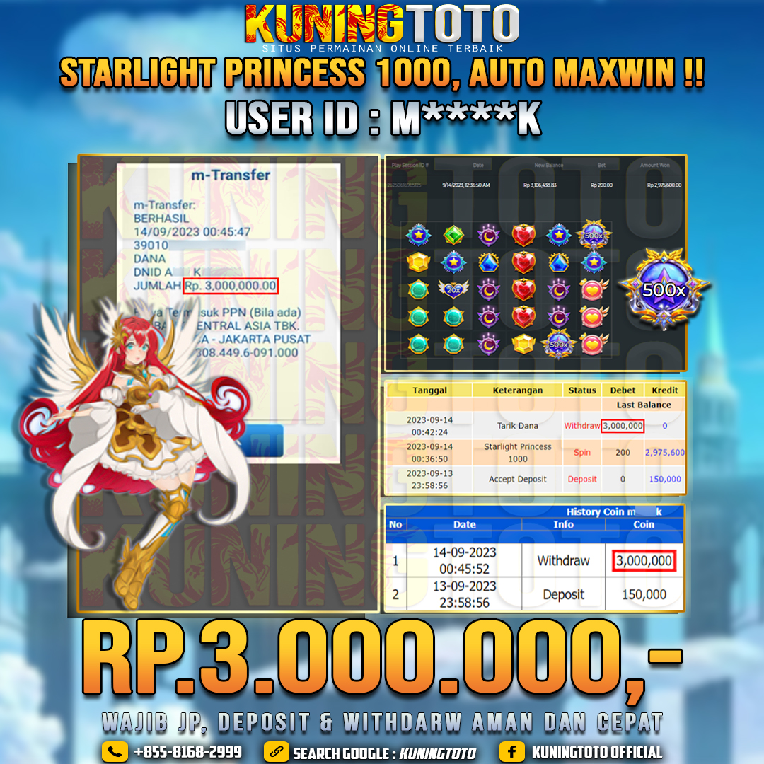 Bukti JP Slot Member KUNING TOTO 14 September 2023 Situs Gacor